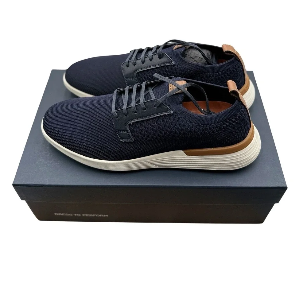 Wolf and Shepherd SwiftKnit Derby Sneakers Black Knit Dress Shoes‎ M 6/W 8